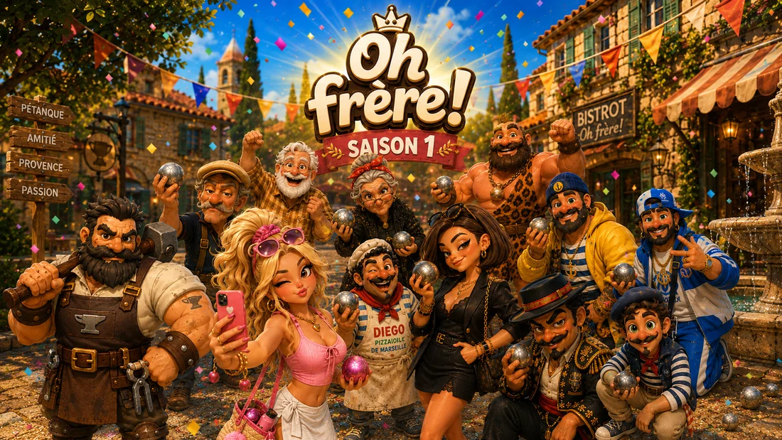 Oh Frère ! Saison 1 — tous les champions du village provençal